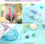 60pcs Yellow Large Hole Beads | European Lampwork Spacer Beads for DIY Jewelry, Pens, Charms - Image 4
