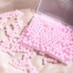 360PCS 8MM Pink Glass Beads | Round Loose Beads for DIY Bracelets Jewelry Making Crafts - Image 3