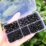 1000PCS Black Crystal Glass Beads | 2-10MM Faceted DIY Jewelry Making