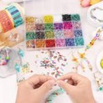 7200PCS 7x2MM Multicolor Glass Bugle Beads | DIY Jewelry Crafting Supplies