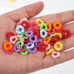 200PCS 13MM Wavy Acrylic Spacer Beads | Colorful DIY Jewelry Crafts - Image 5