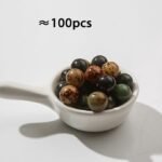 100PCS 13MM Natural Bodhi Beads | Mixed Colors for DIY Jewelry, Meditation Crafts - Image 2