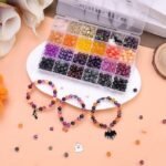 Halloween Glass Beads and Charms | Spooky Beads for DIY Bracelets Jewelry Making Crafts