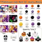 1713-Piece Halloween Bead Set | Polymer Clay, Resin Charms, DIY Jewelry Making - Image 4