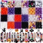 1713-Piece Halloween Bead Set | Polymer Clay, Resin Charms, DIY Jewelry Making