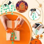 558PCS Halloween Ghost Charms Keychain Making Kit | Glow in the Dark Spooky DIY Beads Crafts - Image 4