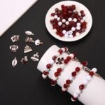 Game Day Bracelet Making Kit | Football Charms, Polymer Clay, Crystal Pearls (2200+ Pieces)