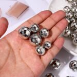 100PCS Disco Ball Beads | Reflective Mirror Charms for DIY Jewelry (100 Pieces) - Image 2