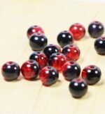 100PCS 10MM Crackle Glass Beads | Sparkling DIY Jewelry Making Supplies - Image 2