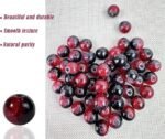 100PCS 10MM Crackle Glass Beads | Sparkling DIY Jewelry Making Supplies - Image 3