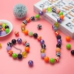 50PCS 20MM Halloween Bubblegum Beads for Pens | Chunky Rhinestone Focal Beads DIY Jewelry Crafts - Image 2