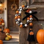 120PCS 16MM Halloween Wooden Beads | Large Hole Round Wood Beads for DIY Jewelry Crafts - Image 4