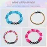 1600PCS Black Acrylic Letter Beads | DIY Jewelry Making Kit (4x7MM) - Image 4