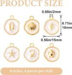Beach Cross Enamel Charms | Coastal Religious Jewelry Pendants for DIY Bracelets Necklaces Crafts - Image 3