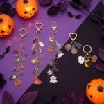 685PCS Halloween Charms Lip Gloss Keychain Making Kit | Spooky DIY Crafts Supplies - Image 3