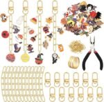 189-Piece Halloween Keychain Making Kit | Spooky Charms, Beads, DIY Crafts - Image 3
