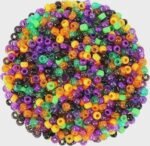 1200PCS Halloween Pony Beads Bulk | Colorful Round Beads for DIY Bracelets Jewelry Making Crafts - Image 2