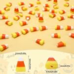 100PCS Halloween Candy Corn Beads | DIY Jewelry Making Crafts - Image 4