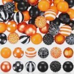 50PCS 20MM Halloween Acrylic Focal Beads | Chunky DIY Jewelry Crafts - Image 2