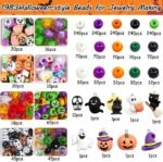 1983PCS Halloween Beads Kit | Acrylic, Glass, Resin Charms for DIY Jewelry - Image 3