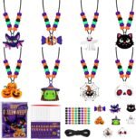 24 Sets Halloween Bead Necklace Making Kit | DIY Spooky Jewelry Crafts - Image 2