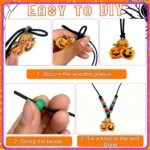 24 Sets Halloween Bead Necklace Making Kit | DIY Spooky Jewelry Crafts - Image 3