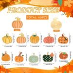 90PCS Pumpkin Charms for Jewelry Making | Fall, Thanksgiving, Halloween DIY Crafts - Image 2