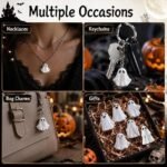 42PCS Halloween Ghost Resin Charms | 3D Mini Pendants for DIY Bracelets Necklaces Earrings Crafts - Image 4