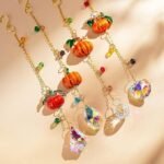 4PCS Fall Pumpkin Suncatchers | Crystal Sun Catchers for Indoor Windows Autumn Halloween Decor - Image 4