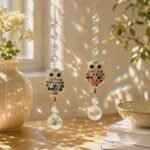 3PCS Owl Crystal Suncatchers for Windows | Christmas Hanging Ornaments Window Decor DIY Gift - Image 2