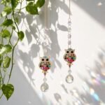 3PCS Owl Crystal Suncatchers for Windows | Christmas Hanging Ornaments Window Decor DIY Gift