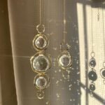 2PCS Crystal Suncatcher Wind Chimes | Hanging Prism Crystals for Windows Garden Wedding Decor - Image 2