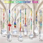 8PCS Crystal Prism Suncatcher Rainbow Hanging | Window Decor Sun Catcher Ornaments DIY Home Decor - Image 3