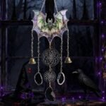 Halloween Bat Gothic Crystal Suncatcher | Window Hanging Wall Decor for Spooky Home Halloween - Image 2