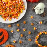 300PCS Halloween Polymer Clay Beads | Pumpkin Candy Corn Shaped Beads for DIY Bracelets Jewelry Crafts - Image 3