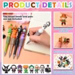 12PCS 3D Horror Silicone Beads | Halloween Focal Beads for Beadable Pens Keychains DIY Jewelry Crafts - Image 4