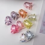 40PCS Cute Acrylic Halloween Ghost Beads | Random Mix Spacer Beads for Keychains Pens Lanyards DIY