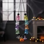 40PCS Cute Acrylic Halloween Ghost Beads | Random Mix Spacer Beads for Keychains Pens Lanyards DIY - Image 4