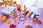 640PCS Halloween Pony Beads Charms Kit | DIY Bracelet Necklace Earring Jewelry Making Crafts for Ages 14+ - Image 2