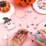 Pink Halloween Charms | Spooky DIY Jewelry Making Supplies (40 Pieces) - Image 3